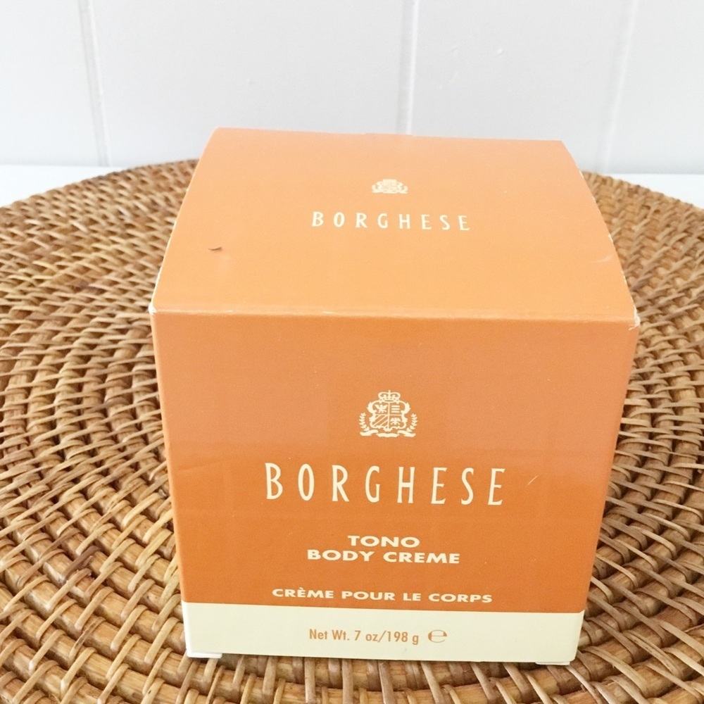 Borghese Bagno Di Vita Body Creme Jar Spa Tono New Rare